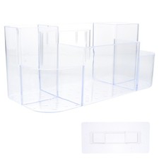  1 set da parete organizzatore da toilette multi-griglia Caso di trucco per il