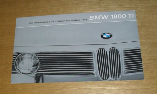 Brochure bmw 1800 1965 - brochure,