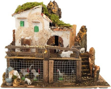 Casolare per Presepe Con