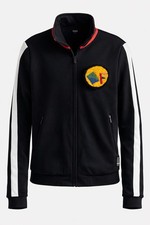 Giacca da pista in maglia nera