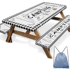 Picnic Table Cover with Bench