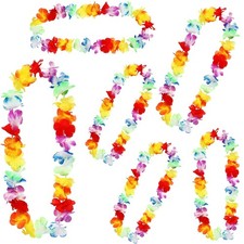 Set di 6 collane hawaiane da