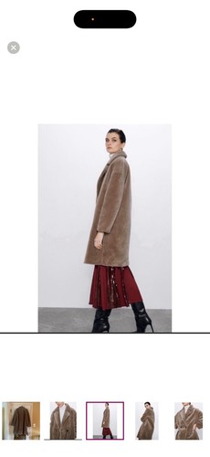 Zara women cozy brown - zara, teddy