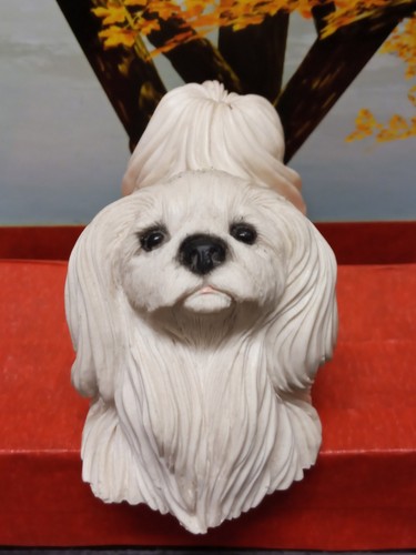 Statua mini scultura cane - statua,