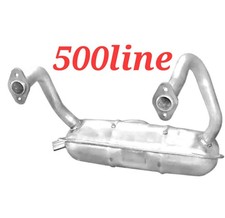 Exhaust muffler Fiat 500 R &