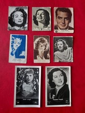 Lotto Di 8 Figurine Attori