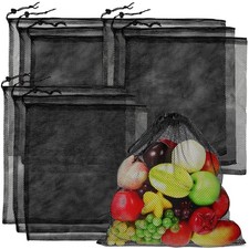  10 pezzi Borse con coulisse in rete Borse per attrezzature sportive in rete