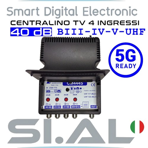 Centralino 4 ingressi - tv,