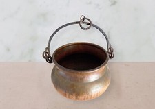 Calderone Pentolone rame e ferro vintage