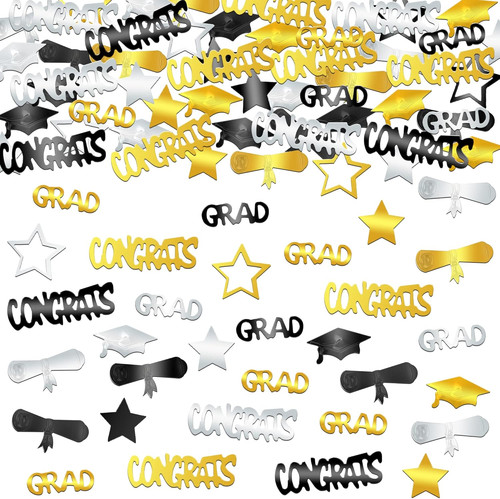 1000 pezzi confetti laurea oro - pezzi,