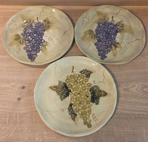 Set piatti cabernet dipinti - set, 3