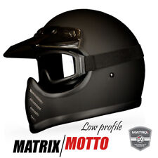 Casco Moto Full Face Retrò