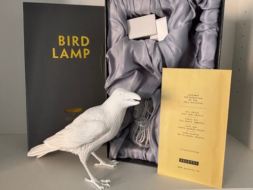 Seletti bird lamp - seletti, white