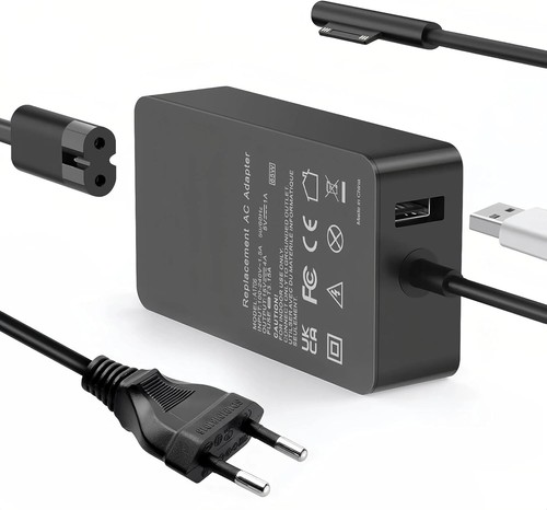 65w caricatore per microsoft - 65w,