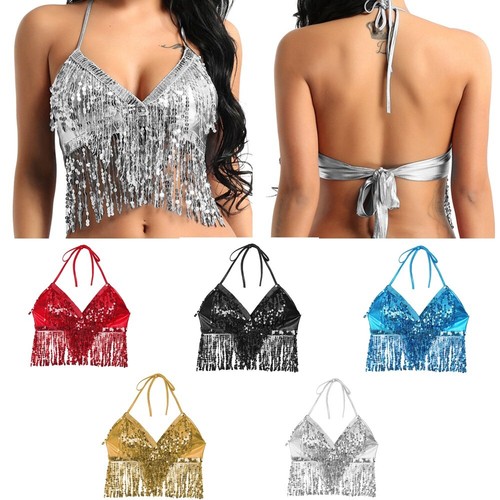 Reggiseno con paillettes - , top
