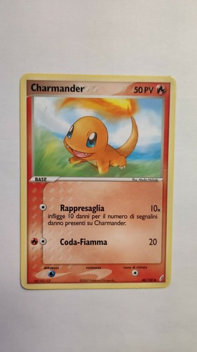 Carta card pokemon charmander - card,