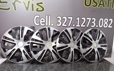 4X PZ COPRICERCHI UNIVERSALI CERCHI RUOTE 15" POLLICI ALULOOK RAVEN MIX CORA