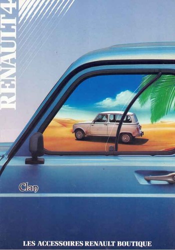 Catalogue brochure renault 4 - brochure,