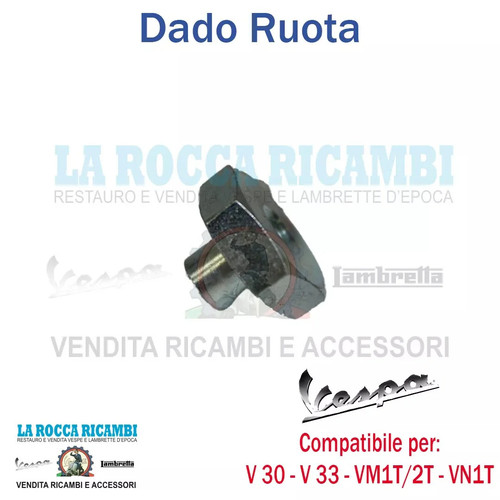 Dado ruota 22mm - a, pizzo
