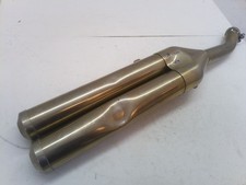 Kawasaki Z1000 04 scarico terminale marmitta originale dx graffi ammaccato