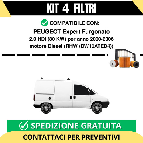 Kit filtri tagliando per - 4,