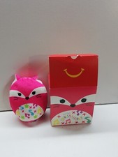 MCDONALD'S HAPPY MEAL 2023 SQUISHMALLOWS PELUCHE ROSA FIFI VOLPE MCCAFÉ MCDO 