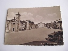 Ferrara - Bondeno Piazza Garibaldi + camion mercato - spedita f. g. 1956