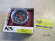 STRUMENTO CRUSCOTTO PRESSIONE TURBO - VACUOMETRO AUTO - AUTOMETER - NUOVO 