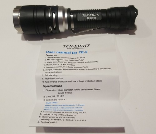 Torcia tattica ten - tattica,