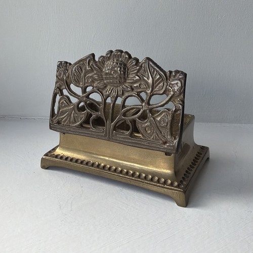 Antique vintage brass double - antique,