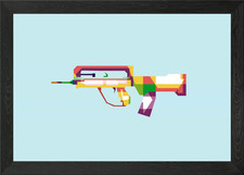 Famas CSGO in WPAP poster arte