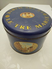 Scatola In Latta Antica Le Tre