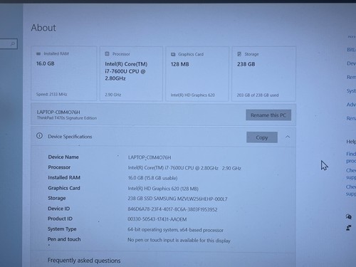 Lenovo thinkpad carbon gen - lenovo,
