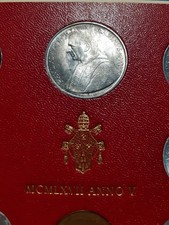 VATICANO PAOLO VI° 1967 ANNO V 500 LIRE ARGENTO DA DIVISIONALE FDC