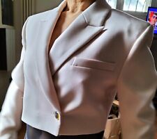 ZARA blazer(S) cropped con collo a revers e finto taschino sul petto taglia S