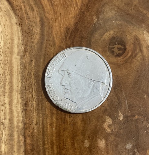 Moneta lire 1943 benito - moneta,