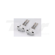 KIT COPPIA RIALZO RIALZI RISER MANUBRIO MOTO ø 22 mm SPESSORE + 25 mm