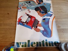 VINTAGE ORIGINAL POSTER/AFFICHE ANCIENNE/POSTER ORIGINALE OLIVETTI