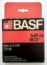 Bobina Basf Ferro Lh Tp 18 Tape Nuova New Sealed Made In Germany Vintage Nastro