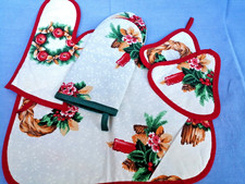 Completo guantI forno, presine