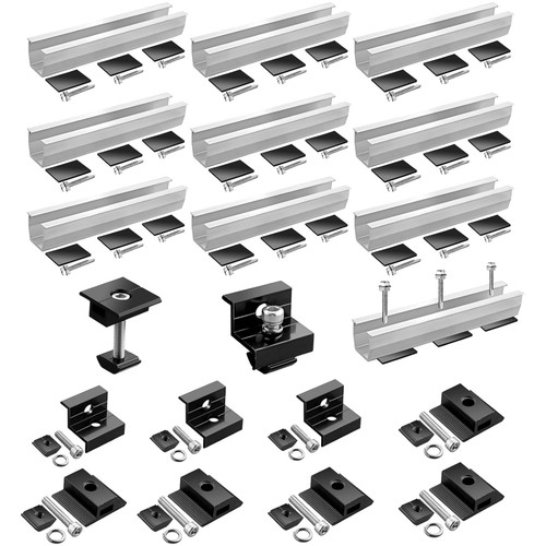 Set staffe pannelli solari
