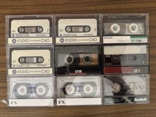 Lotto 9 Cassette Vintage Sony