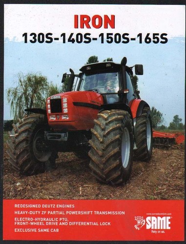 Scheda brochure trattore same - scheda,