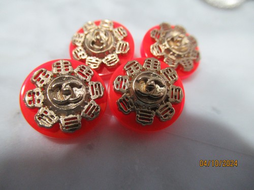 Chanel orange lucite - orange, metal