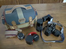 Macchina fotografica analogica Yashica 108 Multiprogram  con borsa e 4 obiettivi