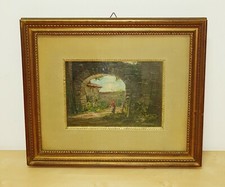 Quadro Dipinto Ad Olio Mario