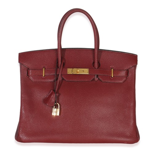 Hermès rouge grenat - hermès, chevre