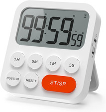Timer Da Cucina Digitale, Timer Multifunzione Con Funzione Orologio, 3 Livelli D