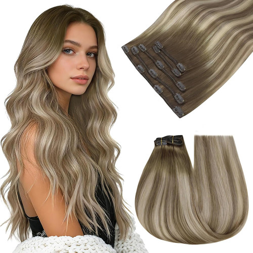 Extension clip capelli veri - clip,