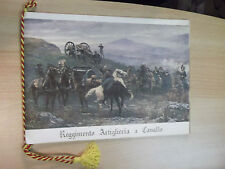 CALENDARIO REGGIMENTO ARTIGLIERIA A CAVALLO 1977 PERFETTO CORDONCINO CON  DEDICA